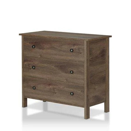 Walnut 3-Drawer Accent Chest P701