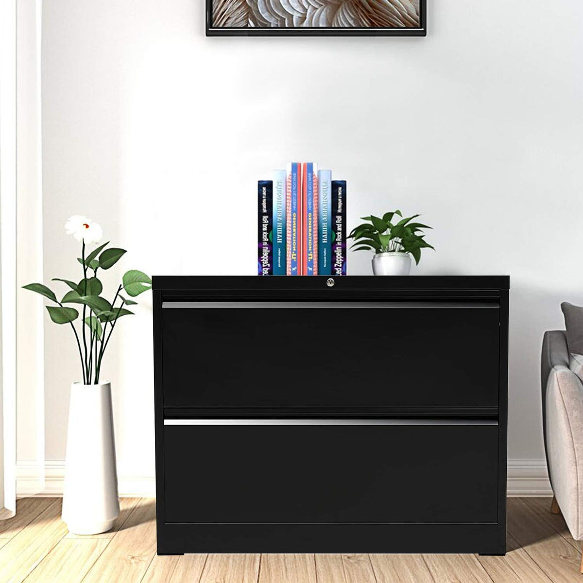 3 Drawer Metal File Cabinet with Lock U692