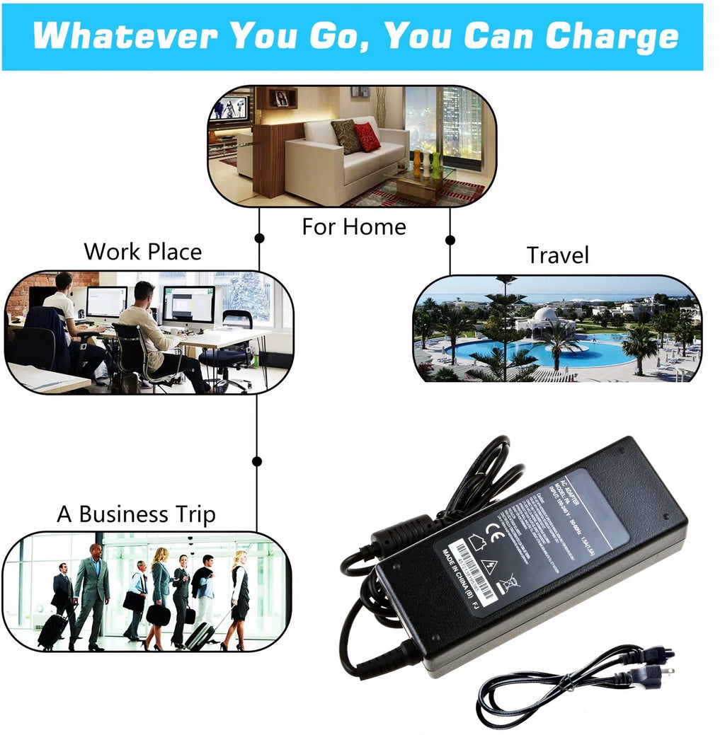 Compatible AC Adapter Charger Replacement Power Supply Cord T839