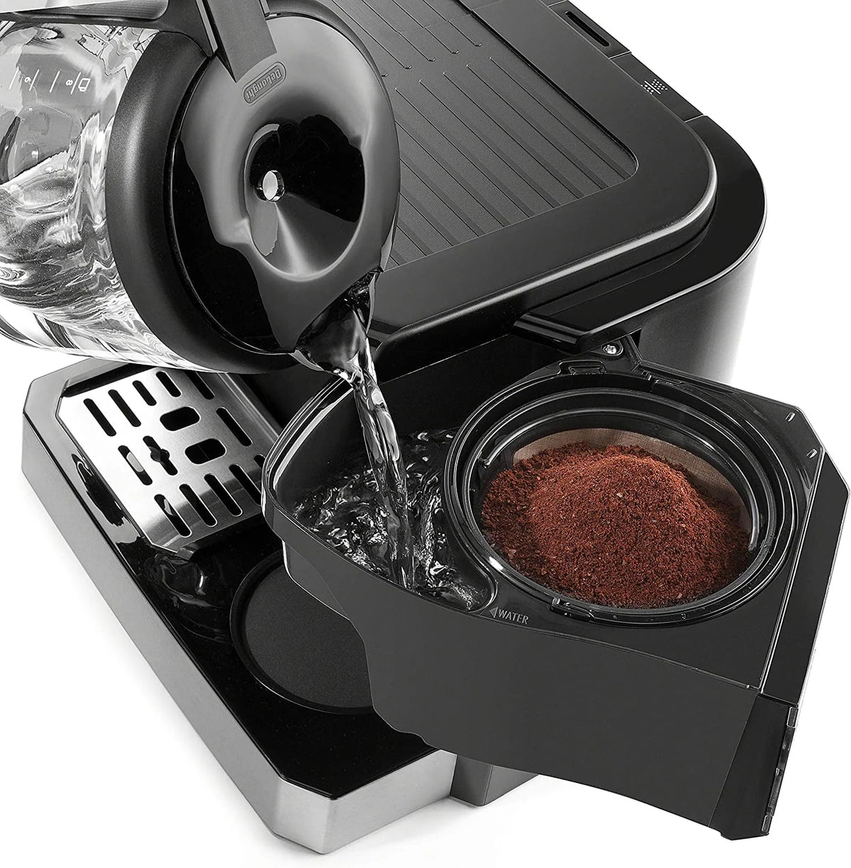 Combination Coffee Maker & Espresso Machine with Milk Frother and Glass Coffee Pot R264