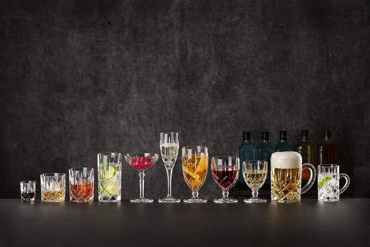 Whiskey Glass Set Of 4, 10-Ounce, Dishwasher Safe Y4313