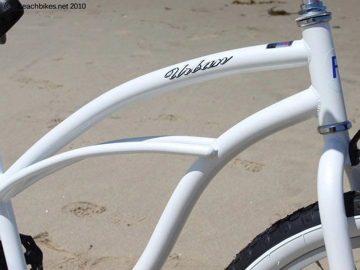 Women's Single Speed 26 White/Pink O800663