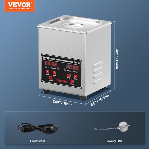 10L Stainless Steel Ultrasonic Cleaning Machine with Digital Timer & Heater N122