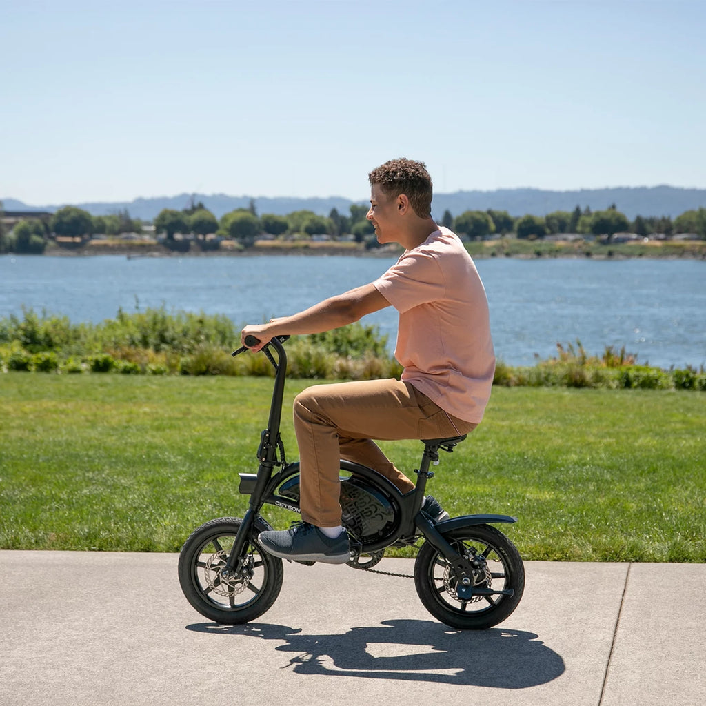 Folding Electric Bike, Black L61772