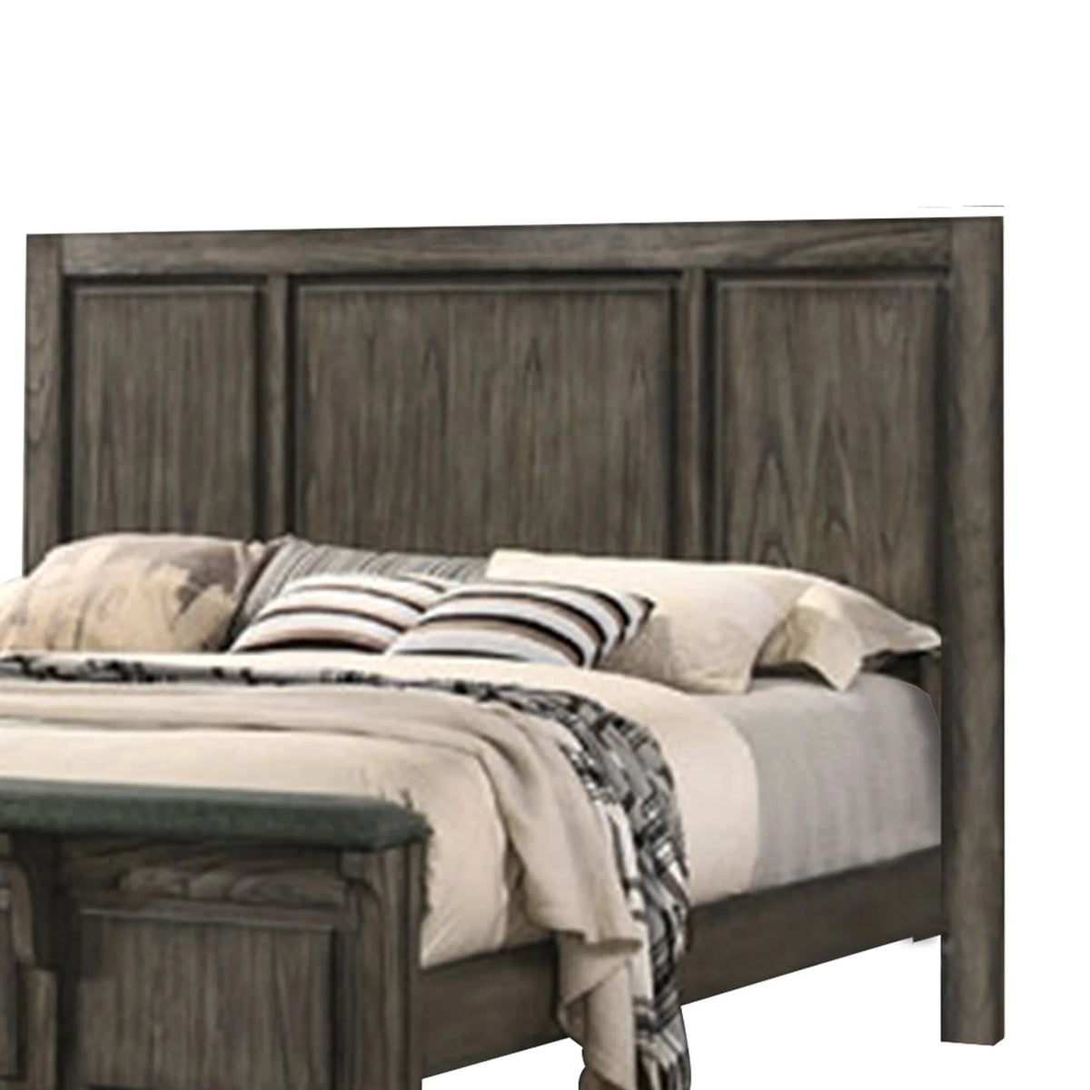 Queen Size Wooden Headboard U48560
