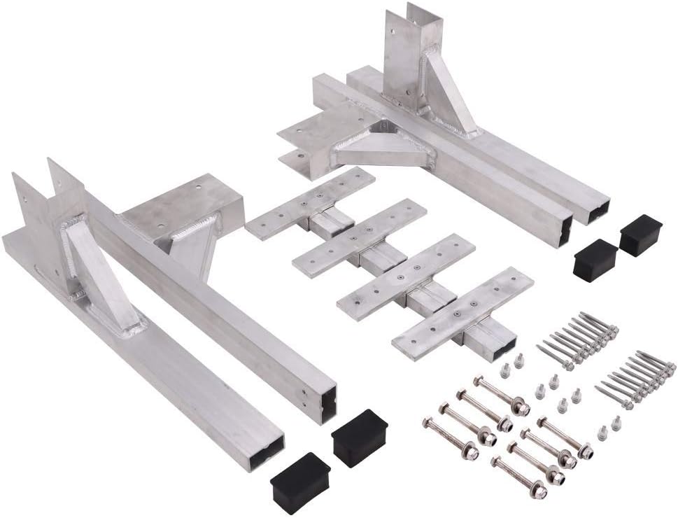 Adjustable Aluminum Roof Ladder Rack Bracket Kit O477