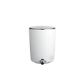 White Pedal Bin K1506