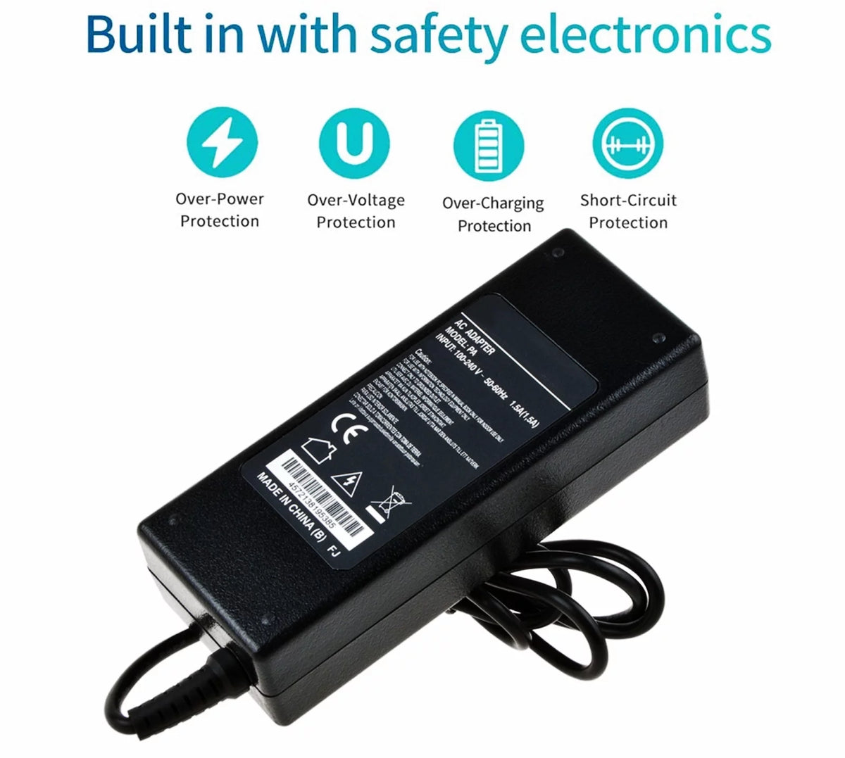 Compatible AC Adapter Charger Replacement Power Supply Cord T839