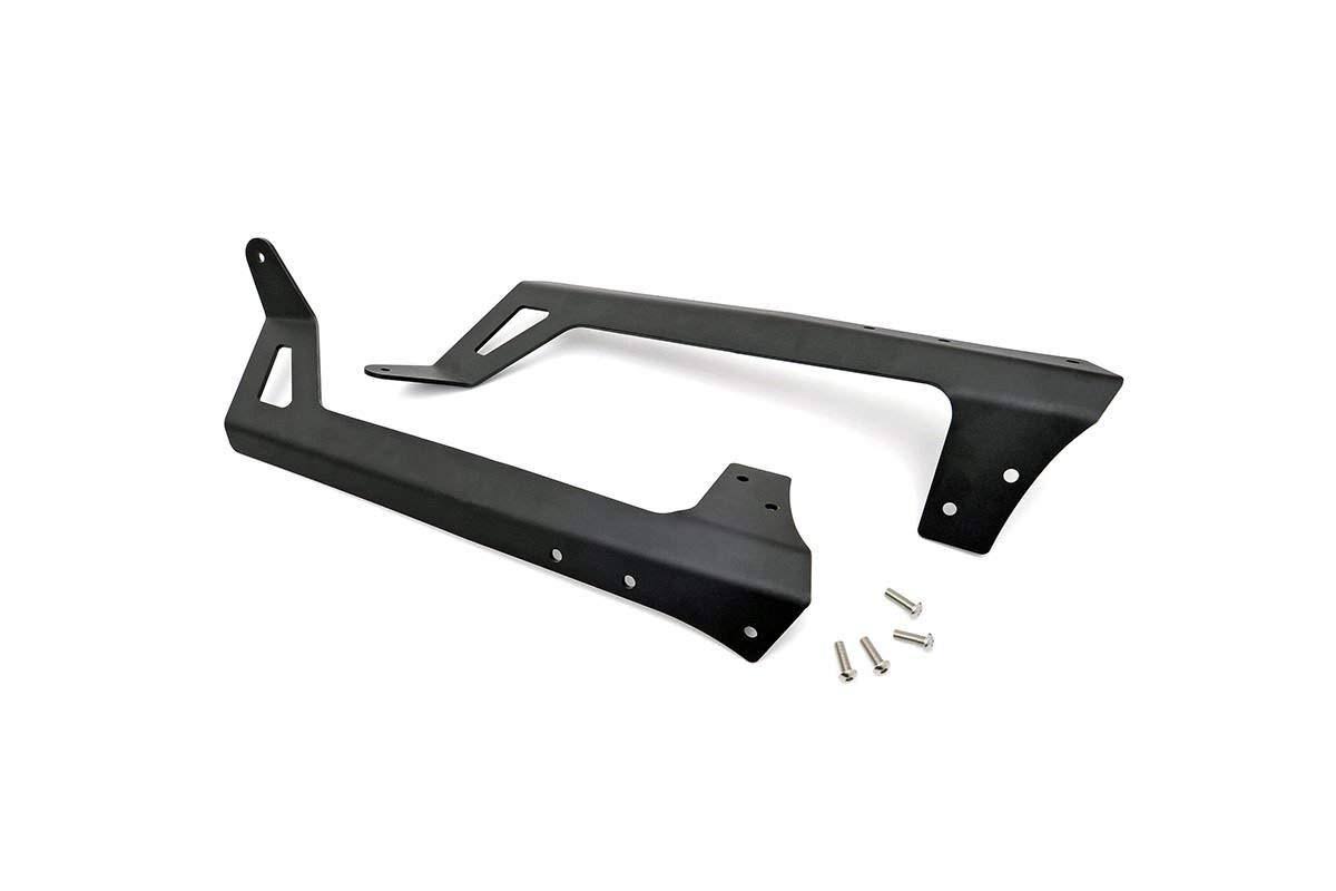 Black 50x22 LED Light Bar Upper Windshield Mounting Bracket N13508