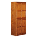Oak 5 Shelf Storage Cabinet O1385