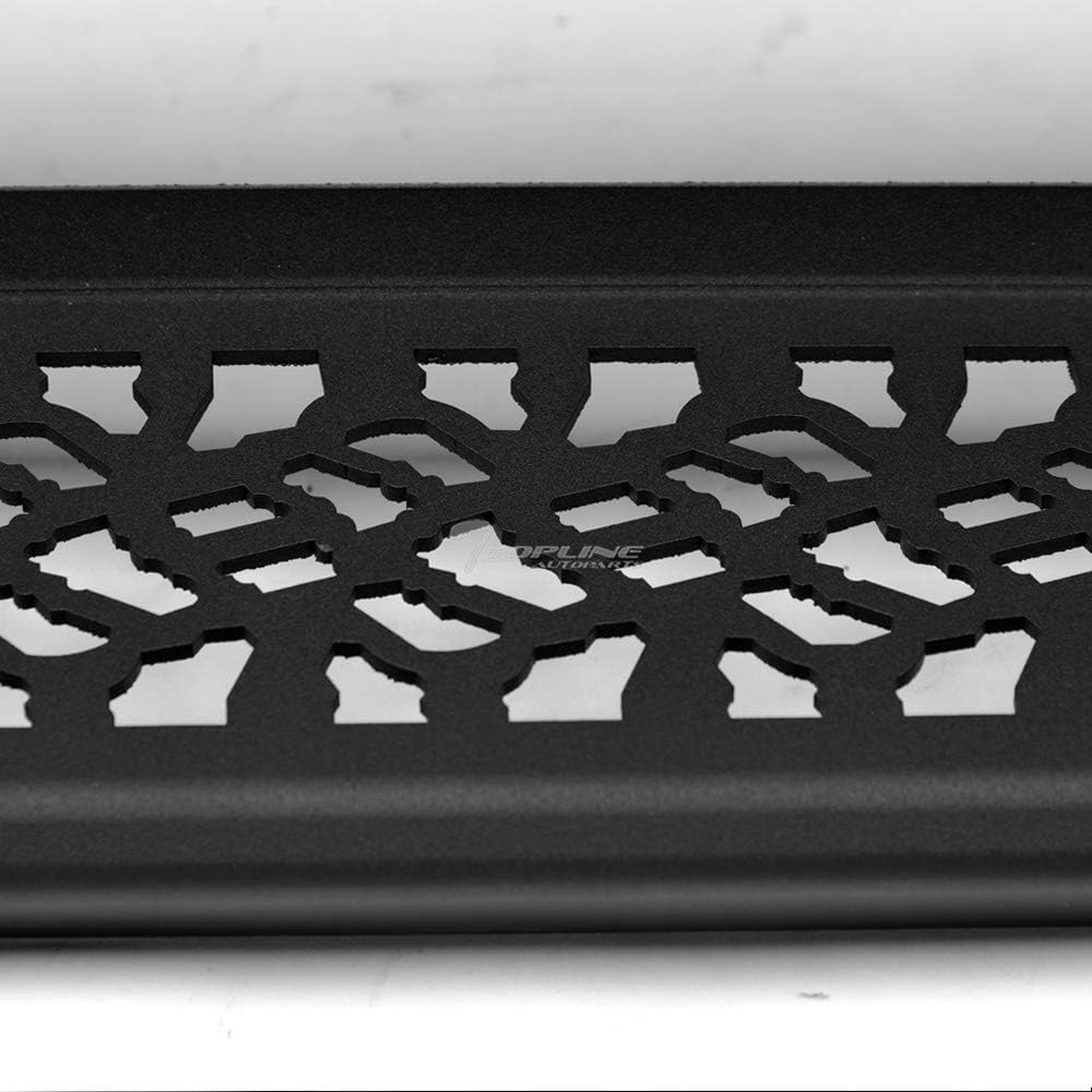 Matte Black Aluminum Hoop Drop Step Side Nerf Bars Running Boards U790821