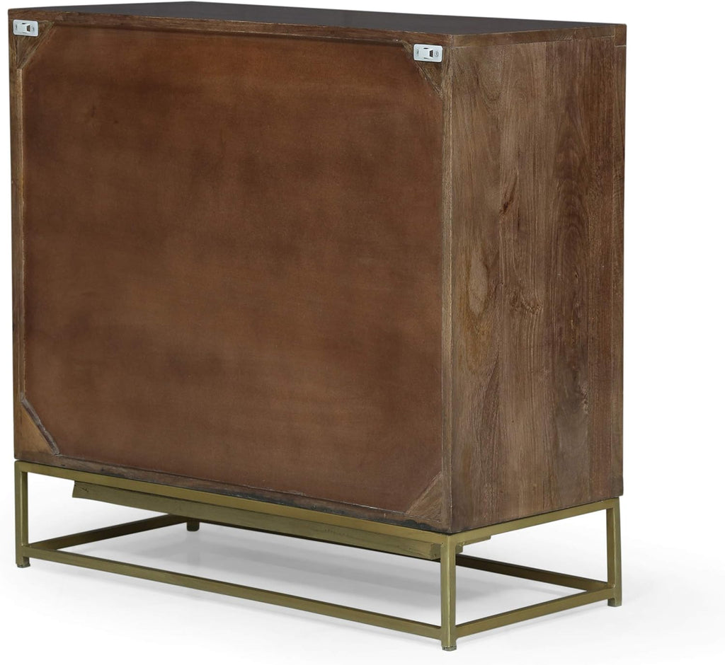 Walnut 2 Door Wooden Cabinet G160