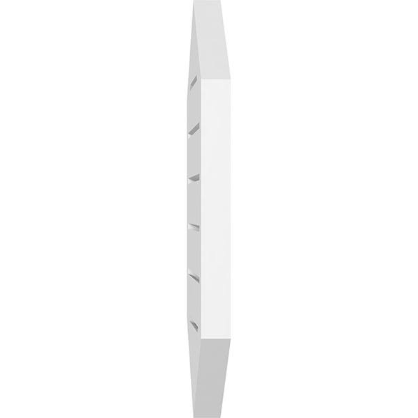 Vertical Peaked Surface Mount PVC Gable Vent W408947