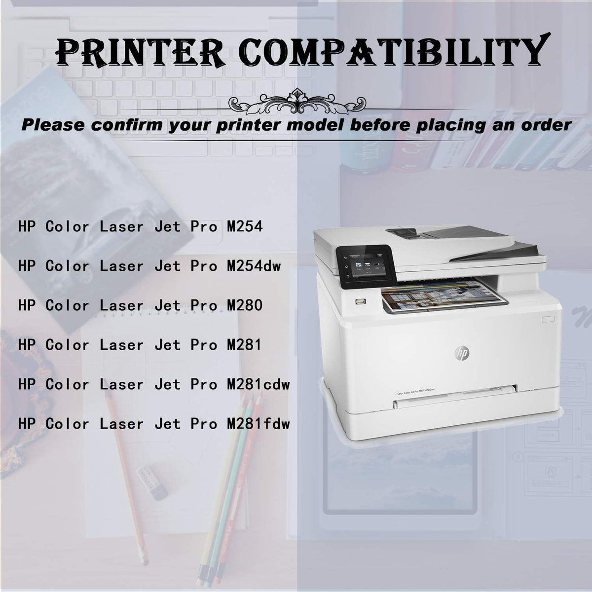 Compatible High Yield 5 Pack Toner Cartridge T9112