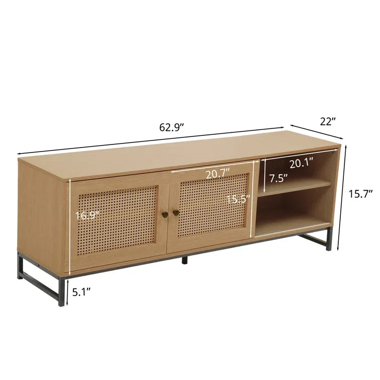 63" TV Stand Media Console U2901