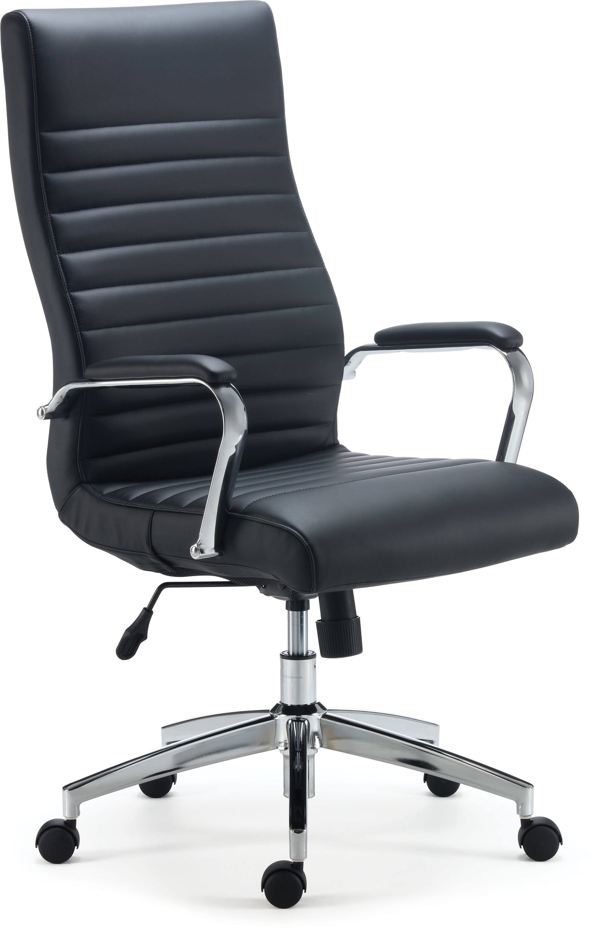 Black Bonded Leather Managers Chair F399094