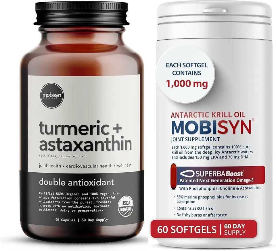 Turmeric with Astaxanthin Supplement + Krill Oil U2659