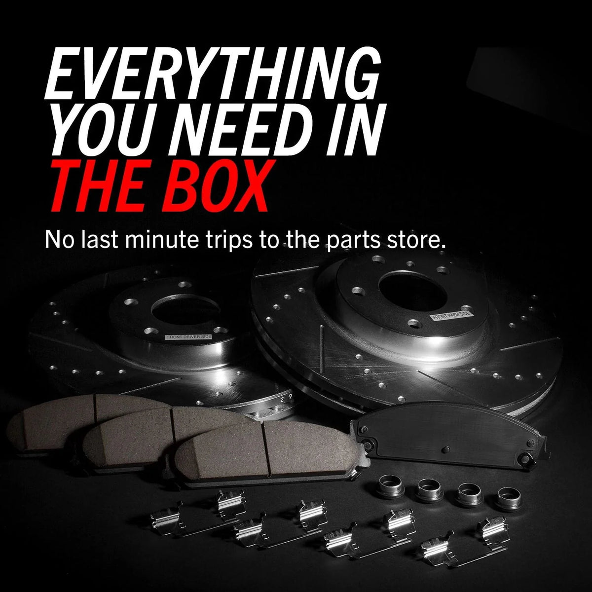 Rear Drilled & Slotted Ceramic Brake Kit A9268