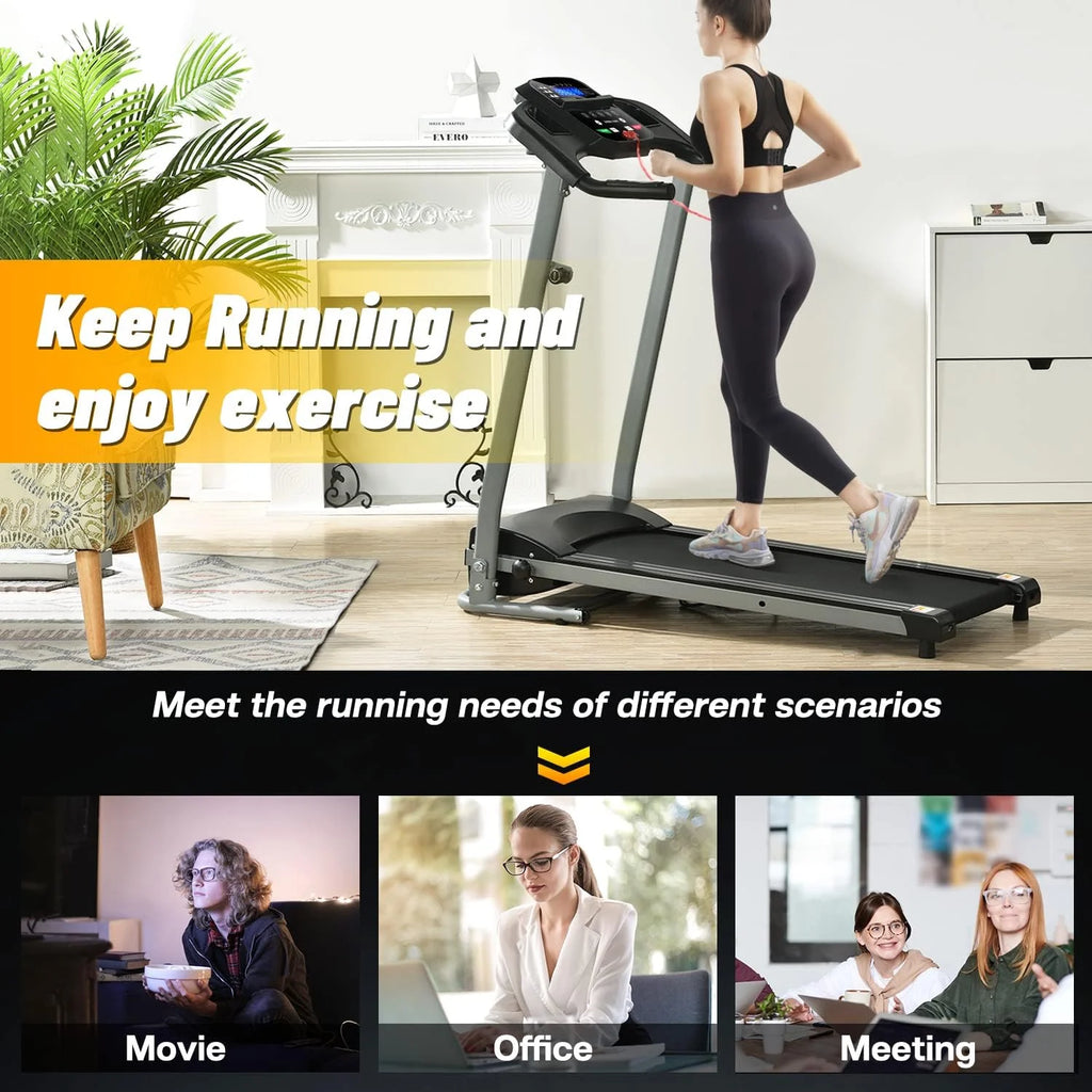 Folding Treadmill 2.5HP 220 LBS Weight Capacity W40764