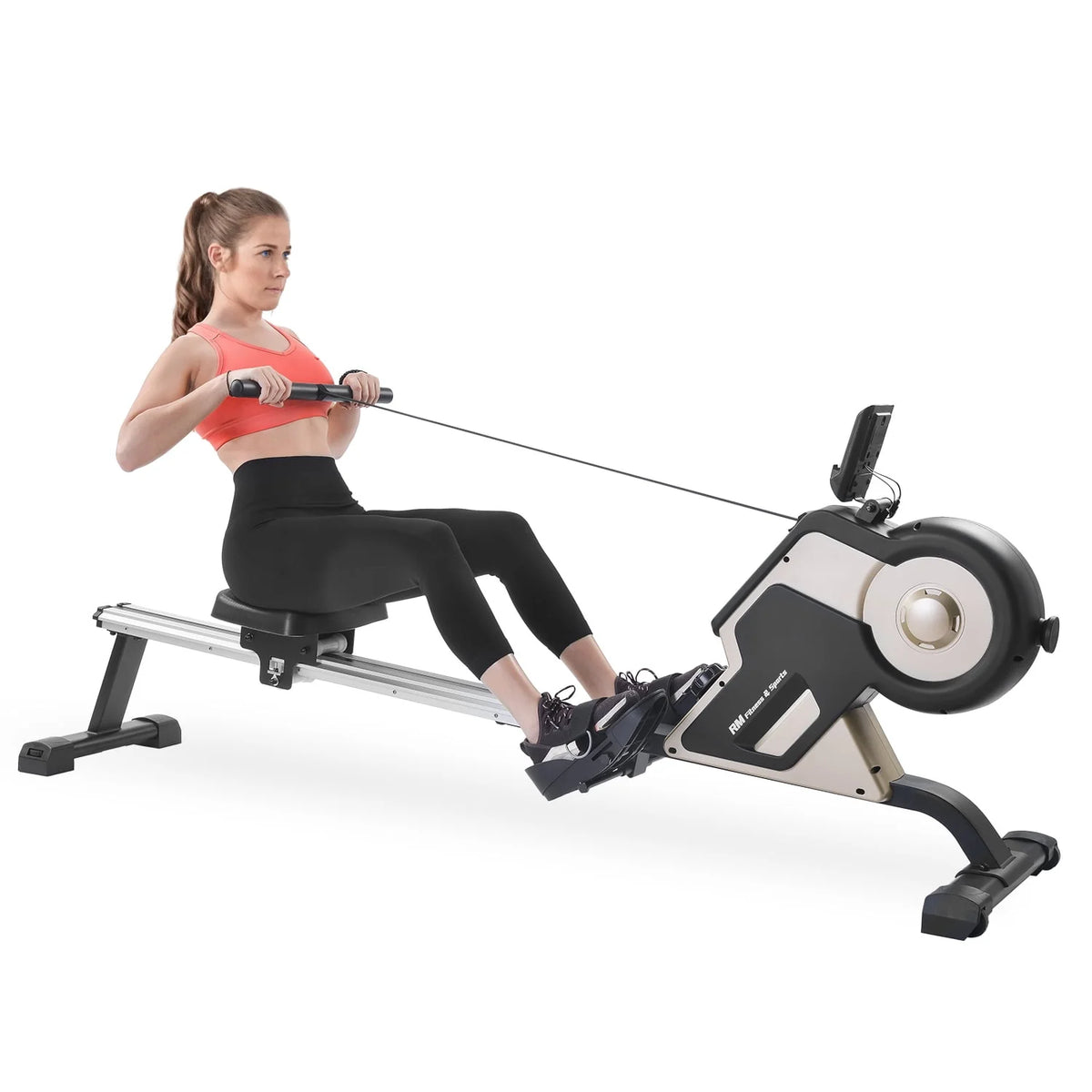 Magnetic Rowing Machine with LED Monitor and 8-Level Adjustable Resistance P9240