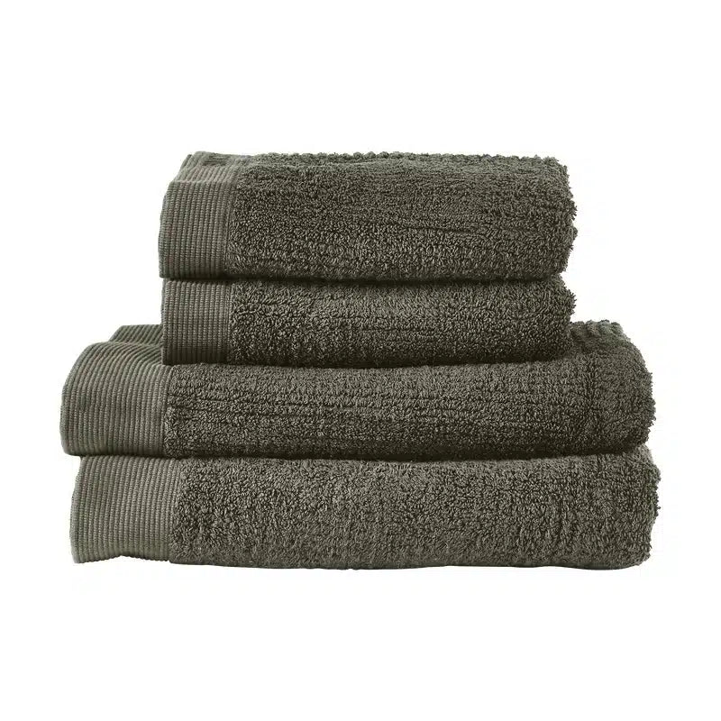 Olive Green 4pcs Towels X43006