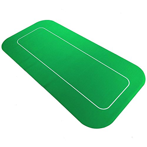 70" x 35" Portable Rectangle Rubber Foam Poker Table Top Z489491