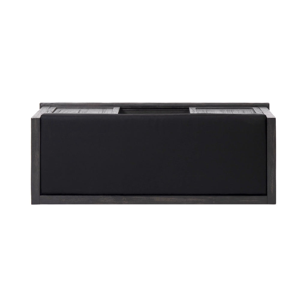 Acacia Wood Storage Bench with Cushion U503319