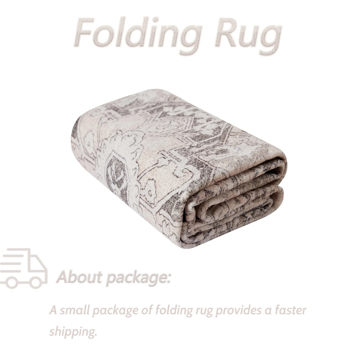 5' x 7' Washable Brown Area Rugs Non-slip A47490
