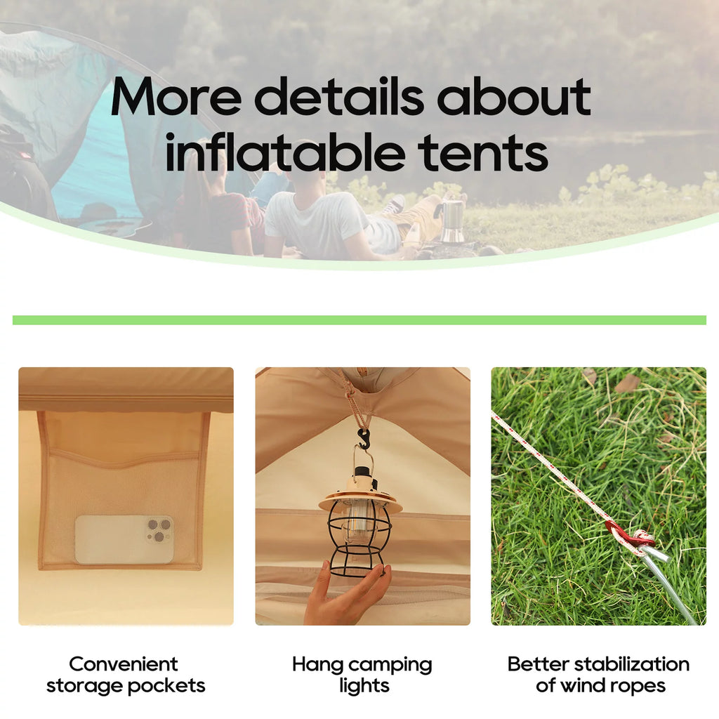 Inflatable Camping Tent with Pump A92242