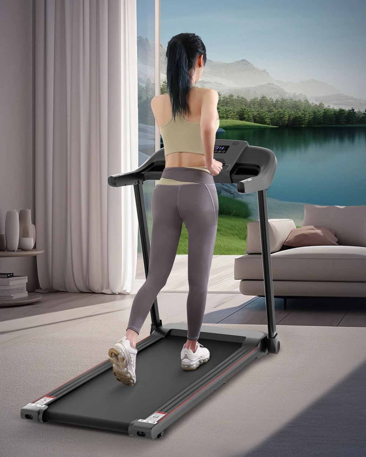 Folding Electric Treadmill with Bluetooth R578970