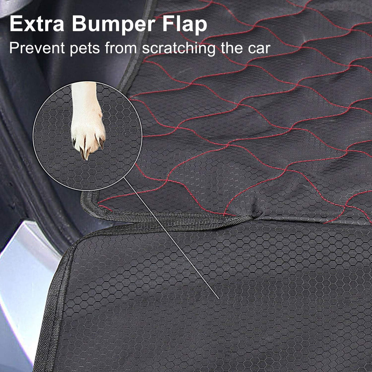 Waterproof Nonslip SUV Cargo Liner with Bumper Flap L599274
