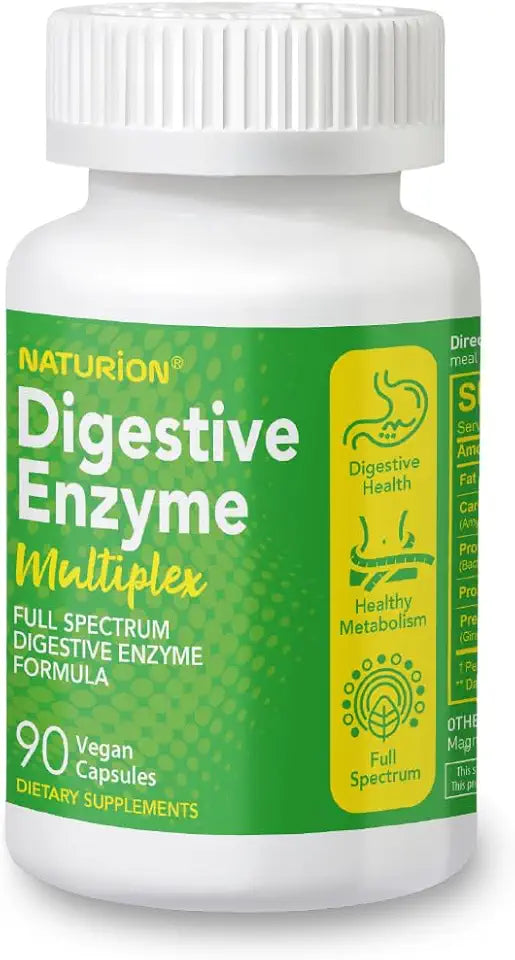 90 Vegan Capsules Digestive Enzyme Probiotic Prebiotic R851637