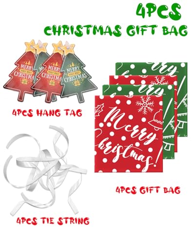 Assorted Sizes 34Pcs Christmas Gift Bags S56626