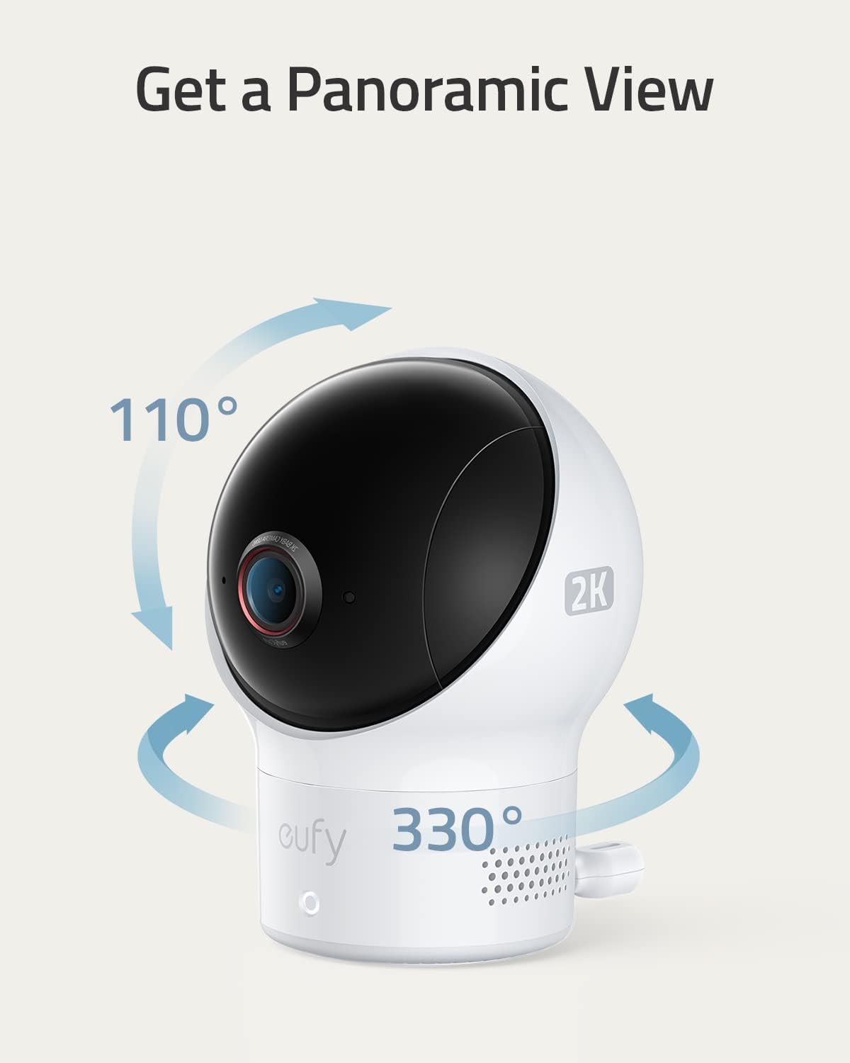 Baby Monitor with Wi-Fi, 2K Resolution, Pan & Tilt, Night Vision S9613