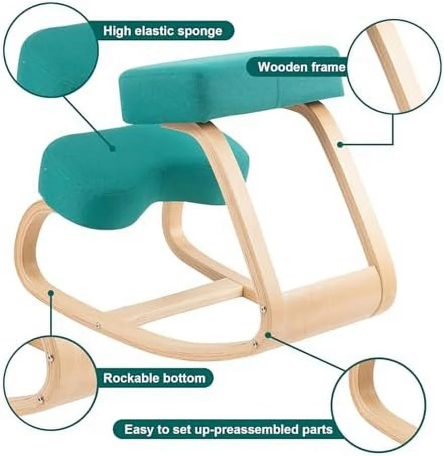 Adjustable Ergonomic Kneeling Chair with Cushion W501241