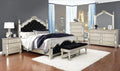 4-piece Eastern King Tufted Upholstered Bedroom Set D6905