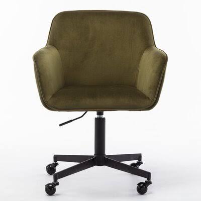 Olive Velvet Task Chair I685934