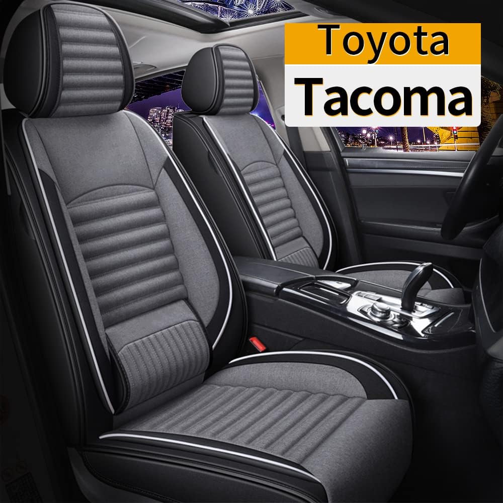 Car Seat Covers Full Set Linen Compatible with Airbag M88075