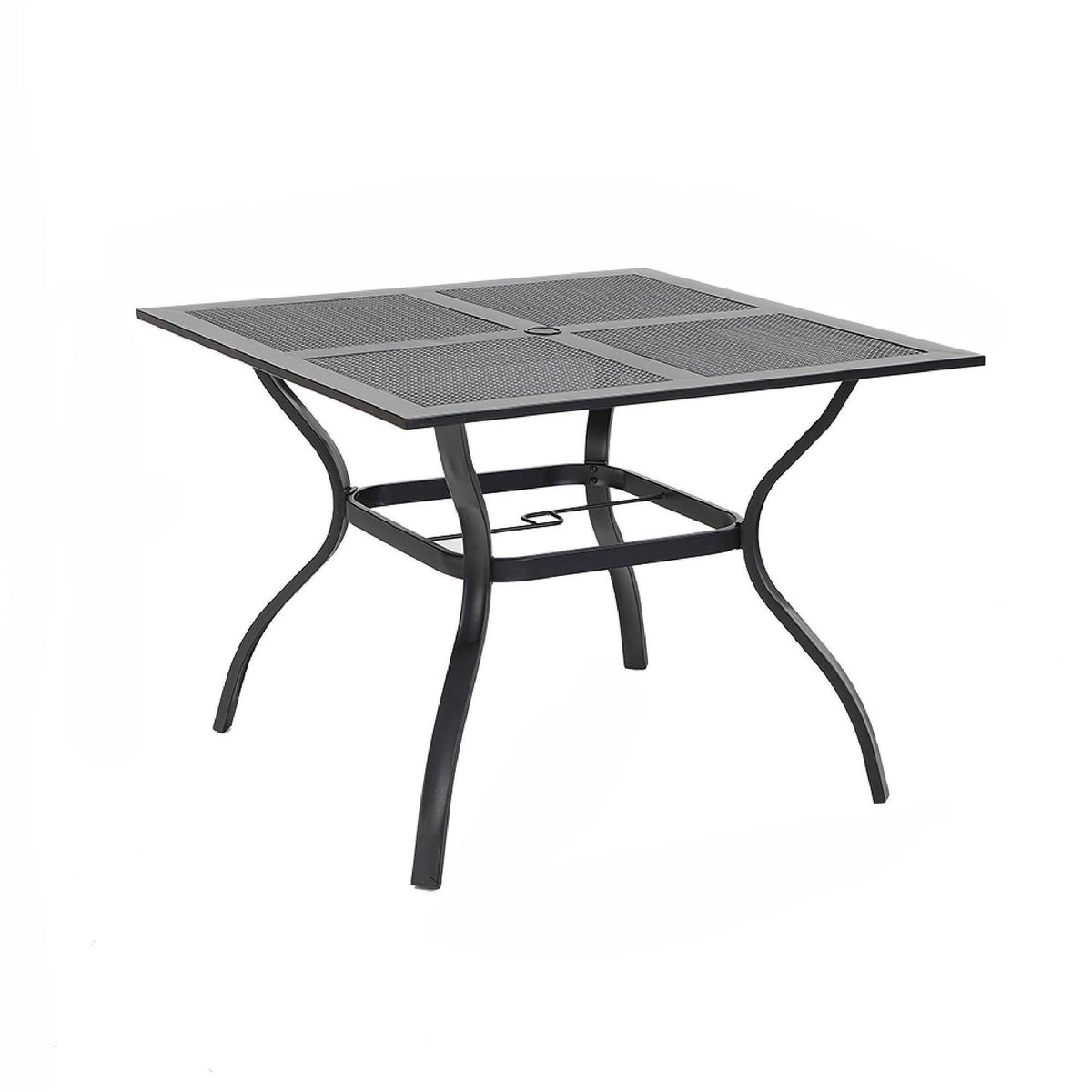 5pc Metal Indoor/Outdoor Dining Table with Arm Chairs G273511