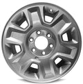 17 inch 6 Lug Silver Aluminum Wheel D8565