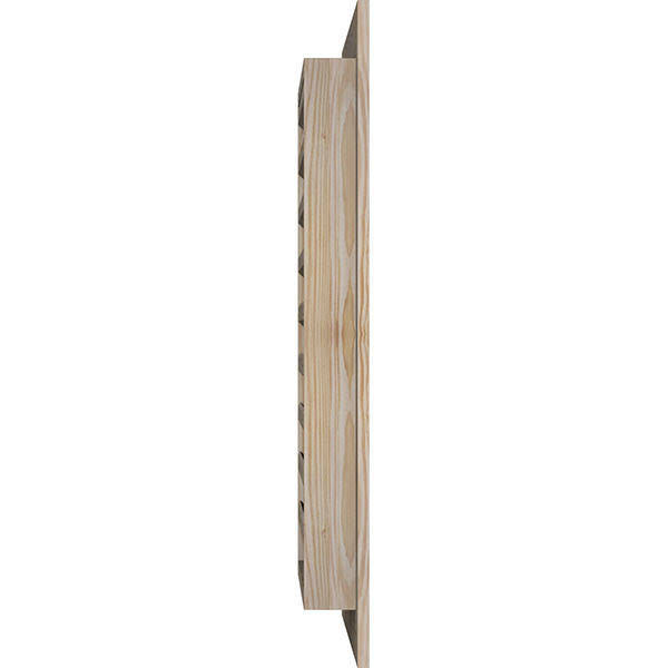 Unfinished Smooth Pine Gable Vent K877