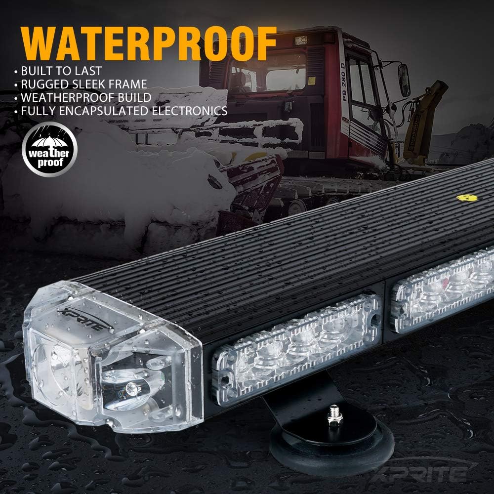 21 Inch Amber LED Rooftop Strobe Light Bar B43027