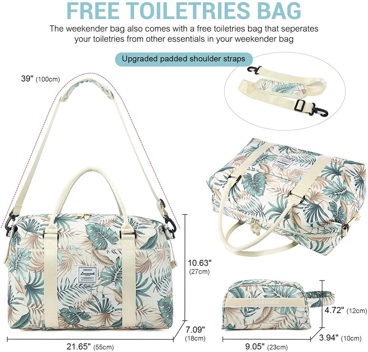 Large Travel Duffel Bag with Wet & Dry Separation P5235