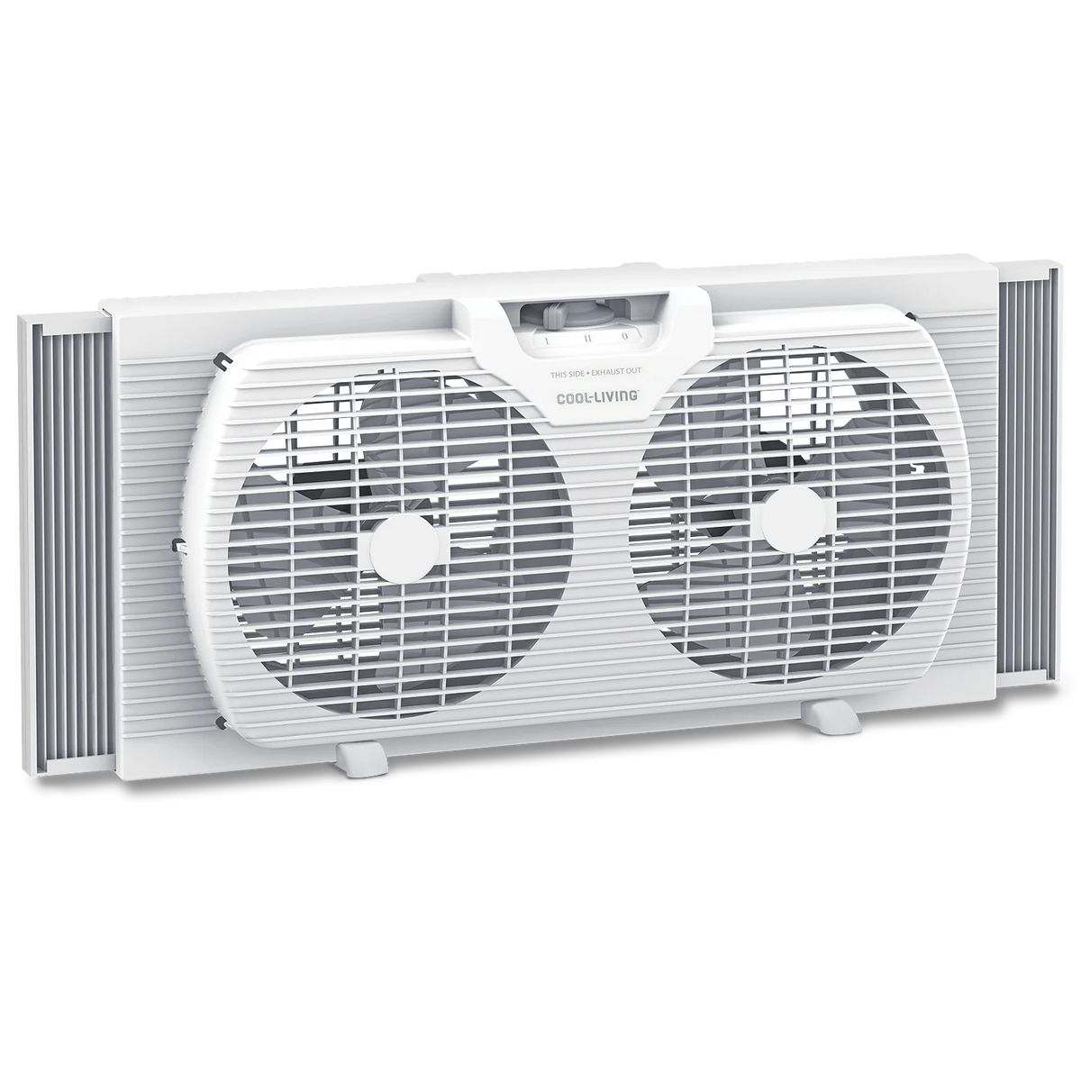 9" Twin Window Fan with Reversible Airflow Control R9943