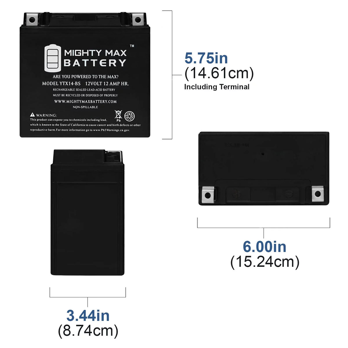 YTX14-BS Battery V32021