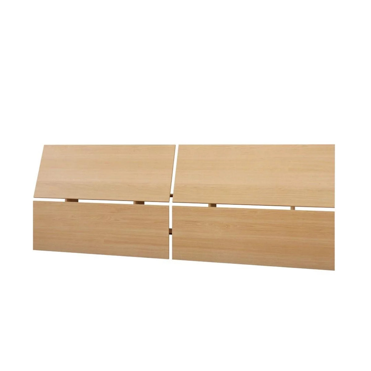 Queen Size Bed Set Natural Maple F1487