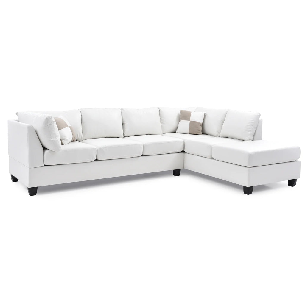 White Sectional G324