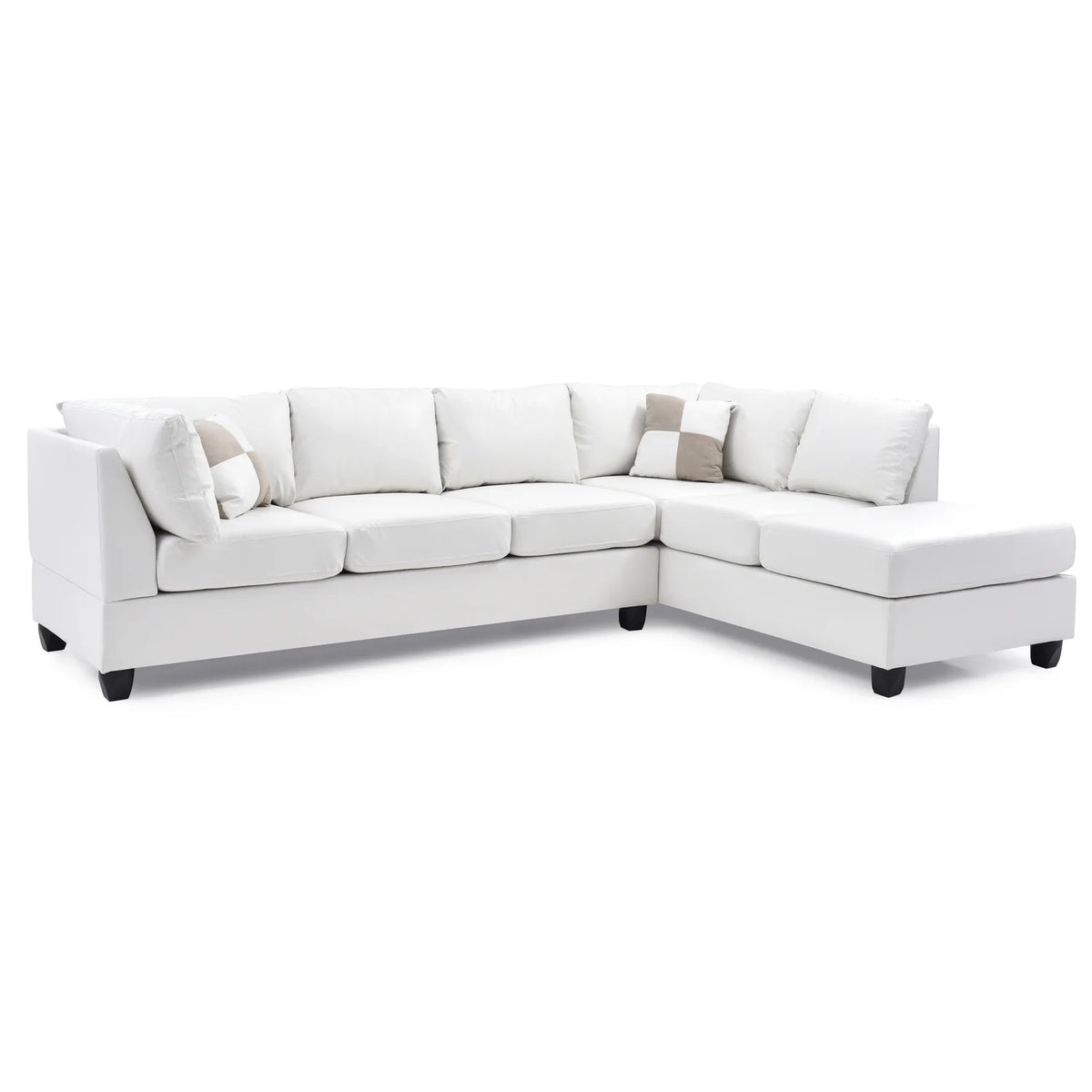 White Sectional G324