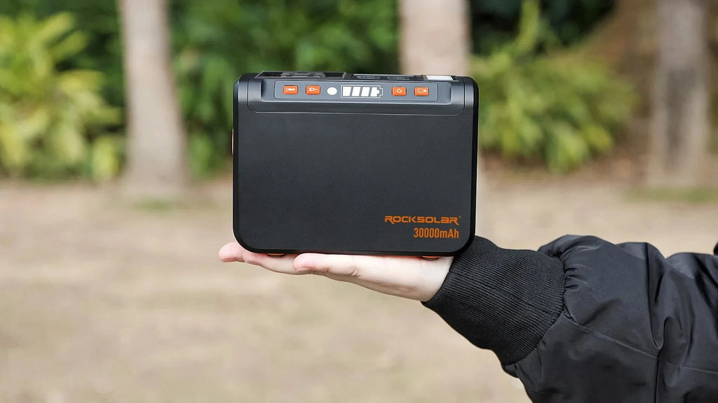 80W Portable Power Station with 30W Foldable Solar Panel P3842
