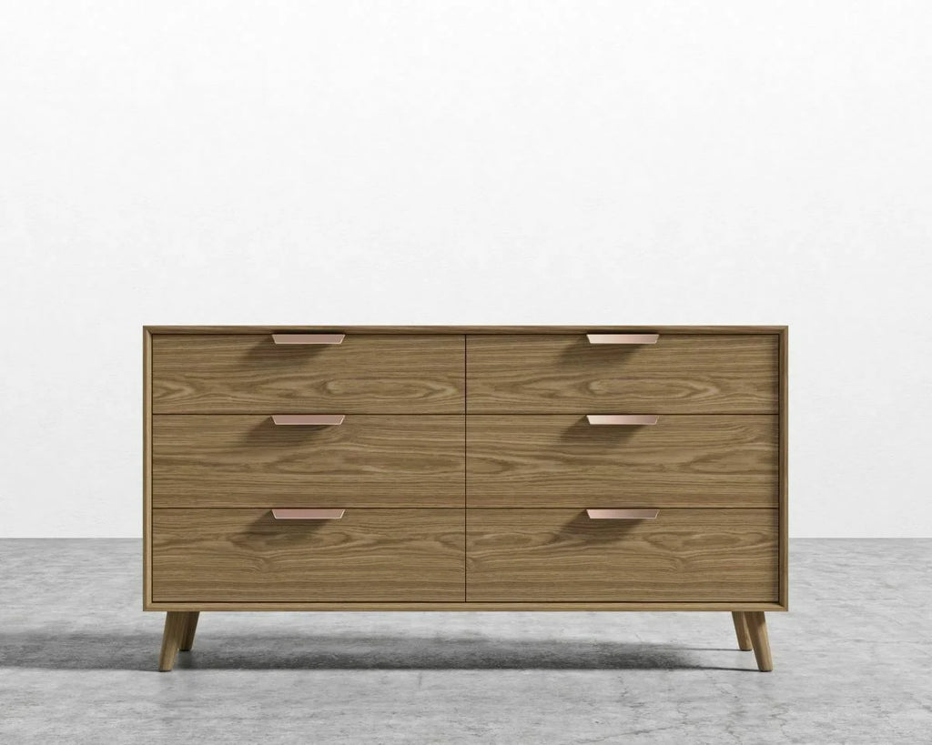 Walnut Veneer Wide Dresser F5410